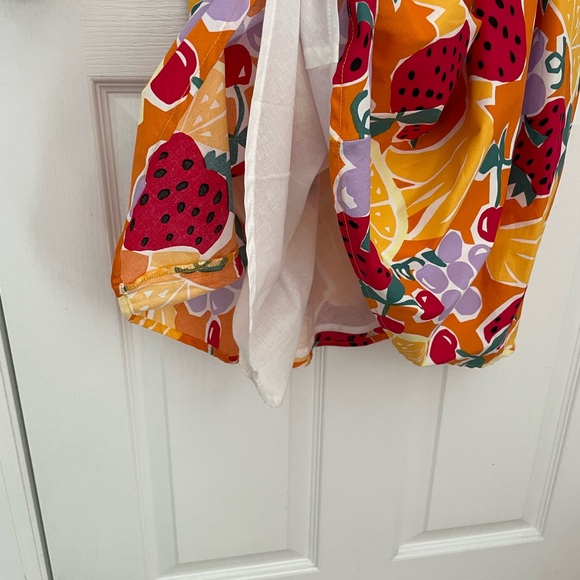 NWT Anthropologie Ruffle Mini Dress Sz LG - Picture 4 of 4